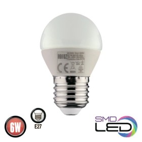 10x pcs. LED Bulb ELITE-6 6W E27