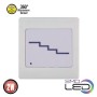 Staircase Recessed Type LED Lamp With Microwave Sensor QUARTZ 2W WHITE 4000K 110-265V