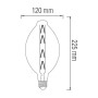 10x pcs. LED Filament Bulb ENIGMA 8W E27 Titanium