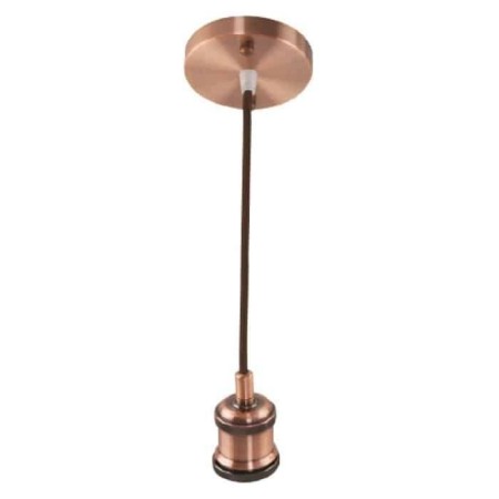 Pendant Lamp TESLA Light fixture E27 Red Copper 1m