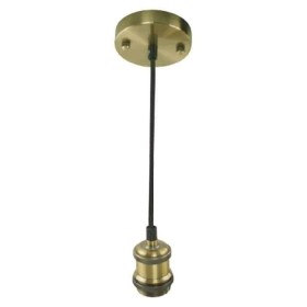 Pendant Lamp TESLA Light fixture E27 Old Bronze 1m