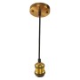 Pendant Lamp TESLA Light fixture E27 Golden 1m