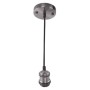 Pendant Lamp TESLA Light fixture E27 Chrome 1m