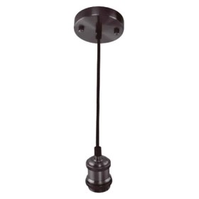 Pendant Lamp TESLA Light fixture E27 Pearl-Black 1m