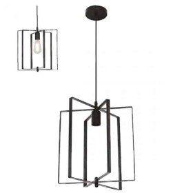 Pendant Hanging lamp NOBEL E27 Black 1m