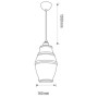 Pendant Glass Lamp ELEMENT-2 Copper E27