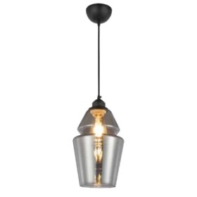 Pendant lamp SPARK-1 Titanium E27