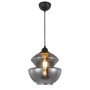 Pendant Glass Lamp HARMONY-1 E27 Titanium E27