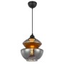 Pendant Glass Lamp HARMONY-2 E27 Titanium Copper E27