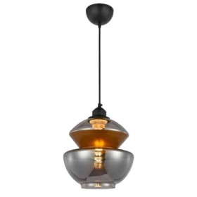 Pendant Glass Lamp HARMONY-2 E27 Titanium Copper E27