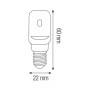 10x pcs. LED Capsule Lamp GIGA-4 4W E14 6400K