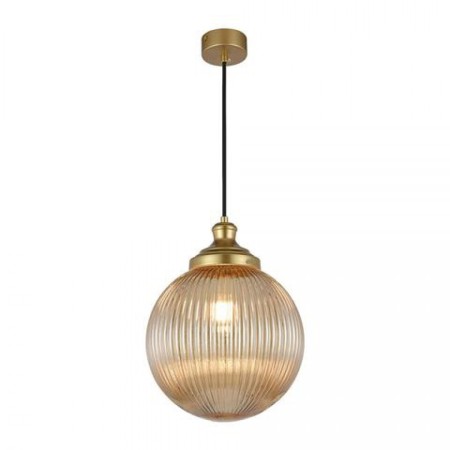 Pendant Glass Lamp GLOBAL E27 Amber