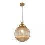 Pendant Glass Lamp GLOBAL E27 Amber