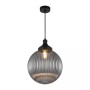 Pendant Glass Lamp GLOBAL-X E27 Titanium