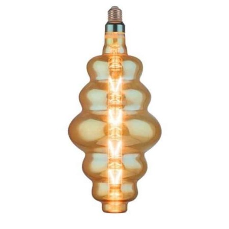 10x pcs. LED Filament Bulb ORIGAMI-XL 8W E27 Amber