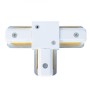 Track Light Connector T-Connector / Max. 16A, White