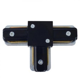 Track Light Connector T-Connector / Max. 16A, Black