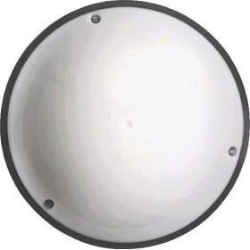 Lighting Fixture 12W with Sensor AQUA-FULLMOON IP54 12W 6400K Black