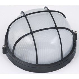 Aluminium Bulkhead Lamp ARARTS 60W E27 Black