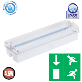 LED Emergency Lamp with sticker-set HENRY 4.5W 30.000 hours