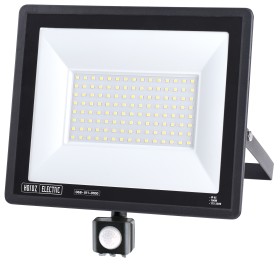 Led Projector Floodlight LEON/S-100 100W with PIR-Sensor 6400K IP65 Black