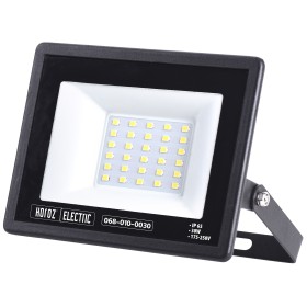 Led Projector spotlight LEON-30 30W Black 6400K IP65