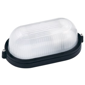 Aluminium Bulkhead Lamp NIMROD 60W E27 Black