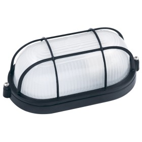 Aluminium Bulkhead Lamp TOUROS 60W E27 Black