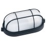 Aluminium Bulkhead Lamp TOUROS 60W E27 Black