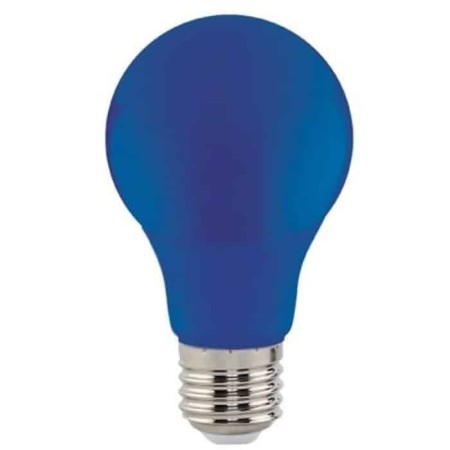 10x pcs. LED Colored Bulb SPECTRA 3W E27 blue