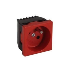 Prise Core 45x45 Red for cable channel French Type