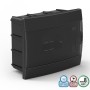 8 Modules Flush Mount Distribution Box Black