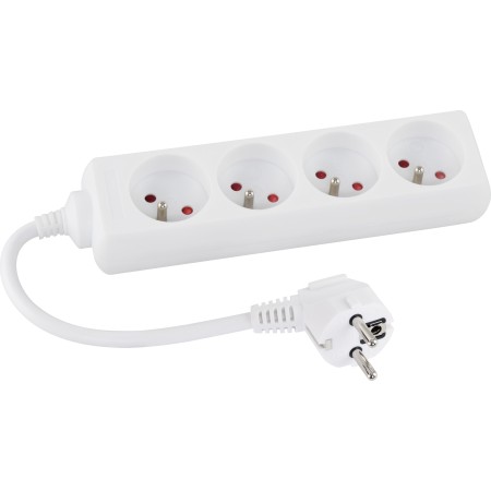 Power strip 4 sockets 1.5 meter cable