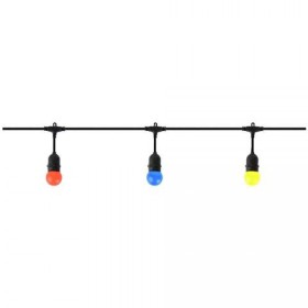 Led String Light CARNAVAL-2 Linkable 10MT Black E27 1.5mm2