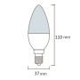 10x pcs. LED Bulb ULTRA-4 E14 4W