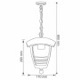 Garden Ceiling-Light NAR-2 E27 60W Black