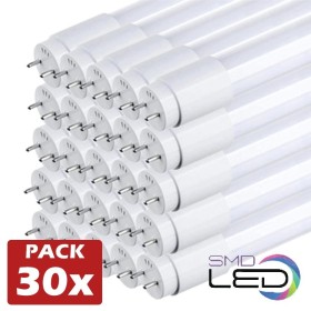 30x pcs. Glass LED TUBE-60 8W T8 60 cm