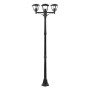 Garden Stand-Light NAR-7 E27 max. 3x60W Black