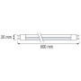 30x pcs. Glass LED TUBE-60 8W T8 60 cm