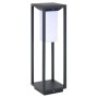 LED Solar Garden Wall-Lamp with Microwave Sensor SOLARIS-1 2W, 4000K, Black