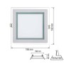 LED Recessed Downlight MARIA-15 15W White