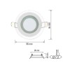 LED Recessed Downlight CLARA-6 6W White