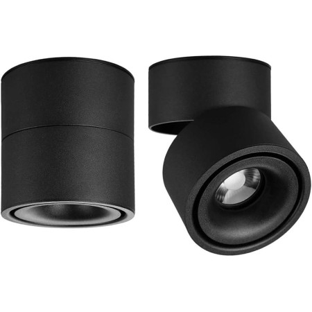 LED Surface Spotlight LAYLA-15 15W 360° rotatable, 90° Adjustable Black