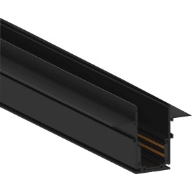 2m Recessed Magnet Rail for Magnetic Track-Light Systems MAGNET-R2 Black