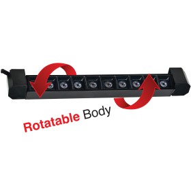 LED Track Linear-Light PARMA-20 20W 4200K Black Rotatable Body