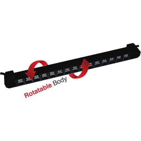 LED Track Linear-Light PARMA-30 30W 4200K Black Rotatable Body