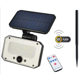 LED Foldable Solar Projector with PIR-Sensor SPARROW-16 16W 6400K