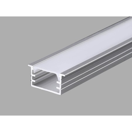 R5 Recessed Type Aluminium Profile 3meter for LED-Strips, Silver PROFILE-R5