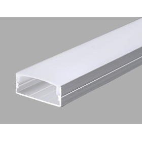 S2 Surface Type Aluminium Profile 3meter for LED-Strips, Silver PROFILE-S2