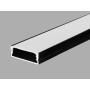 S4 Surface Type Aluminium Profile 3meter for LED-Strips, Black PROFILE-S4